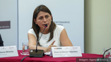 Presidenta Boluarte acepta renuncia de ministra del Salud