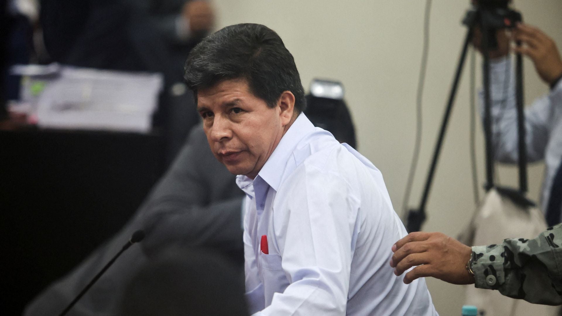 Pedro Castillo denuncia a los congresistas que lo vacaron